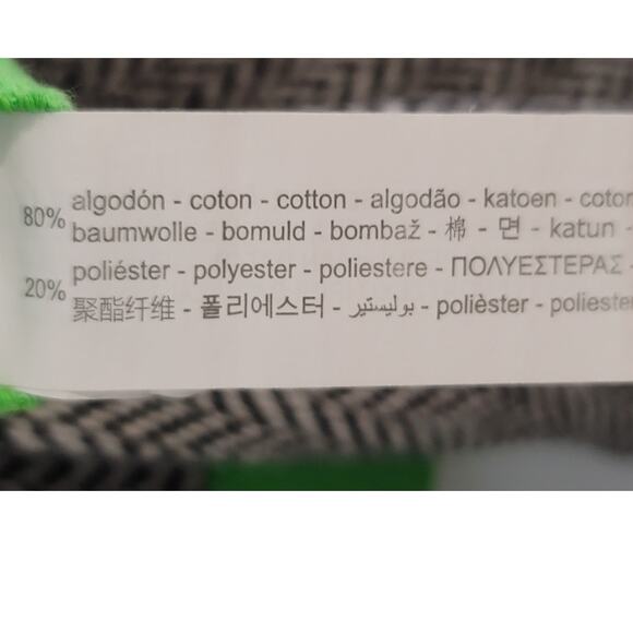 Zara Halter Crop Top + Knit Jacquard High Waisted Mini Skirt Neon Green Small - Picture 9 of 13